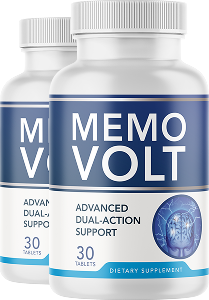 2 bottles of MemoVolt, official seller package image